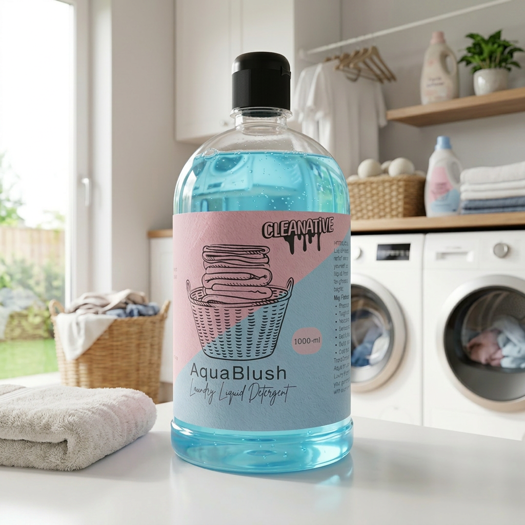 AquaBlush in laundry room setting